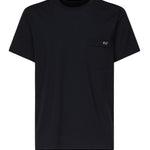 T-shirt con logo ricamato NPMB3501280UCX U806 FAY 