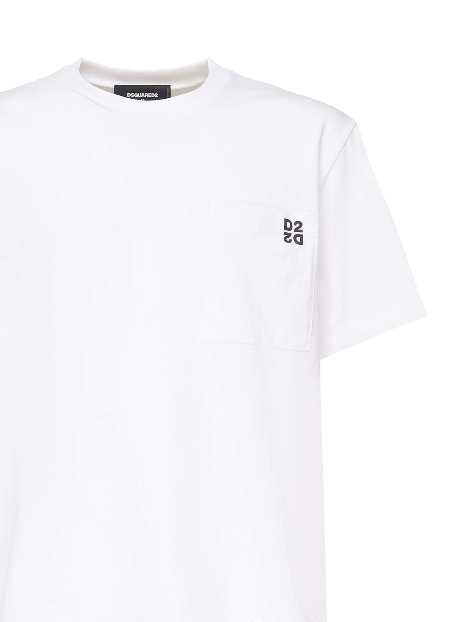 T-shirt con logo S74GD1475 D20033963 DSQUARED2 