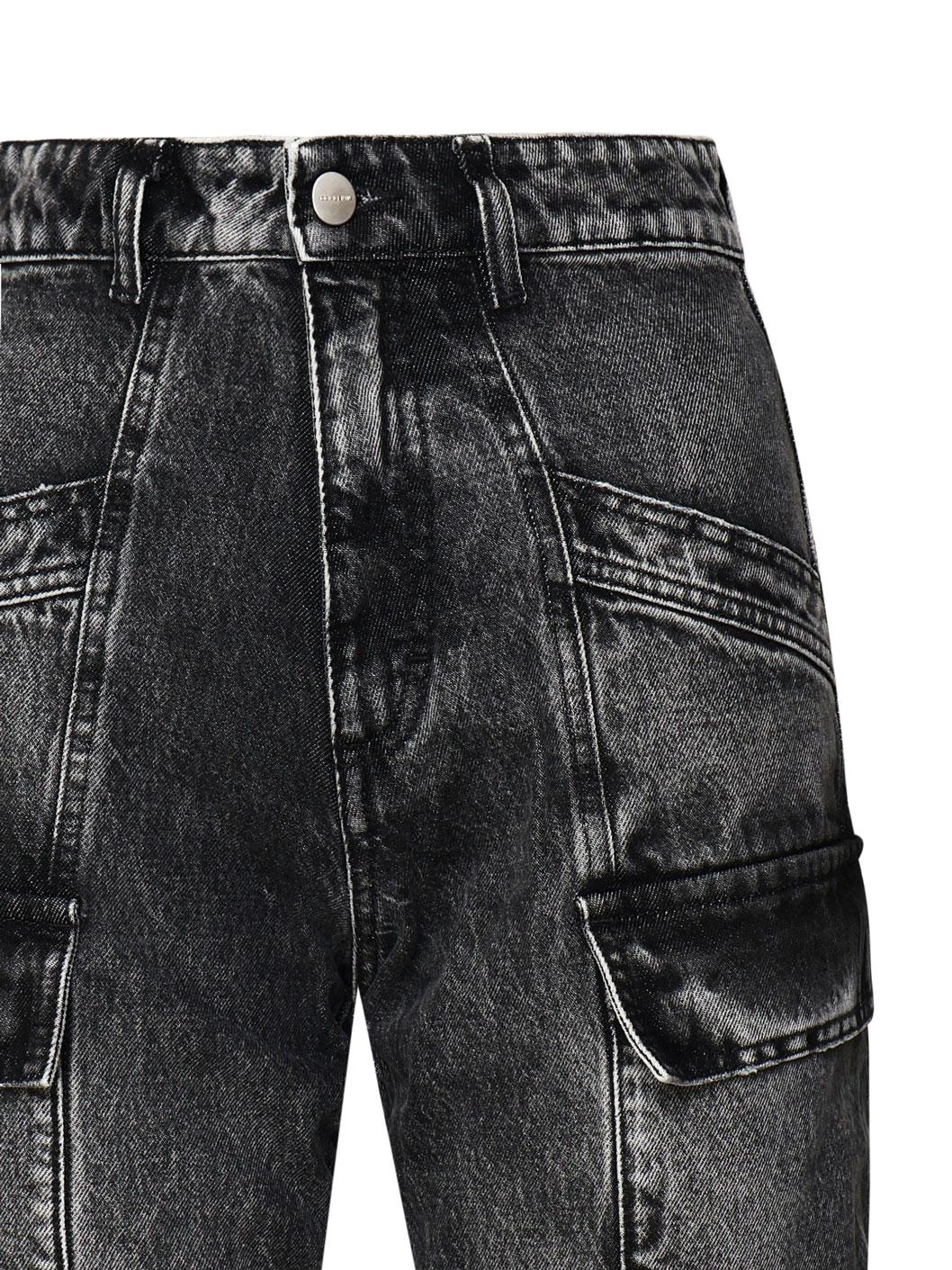 Jeans Bianca effetto aged slim fit con tasche cargo BIANCA 8019 ICON DENIM 