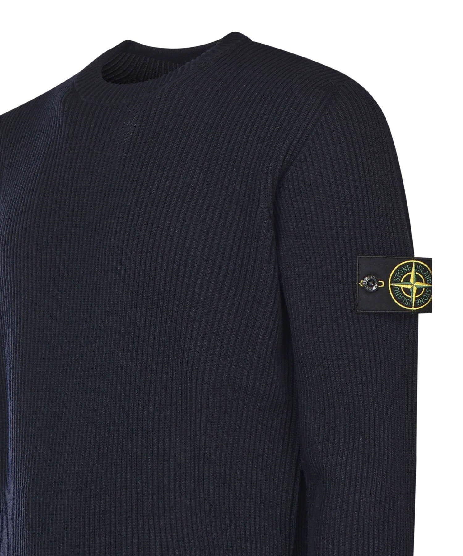 Maglione con bordi a costine K2S155100053 S00C2V0020 STONE ISLAND 