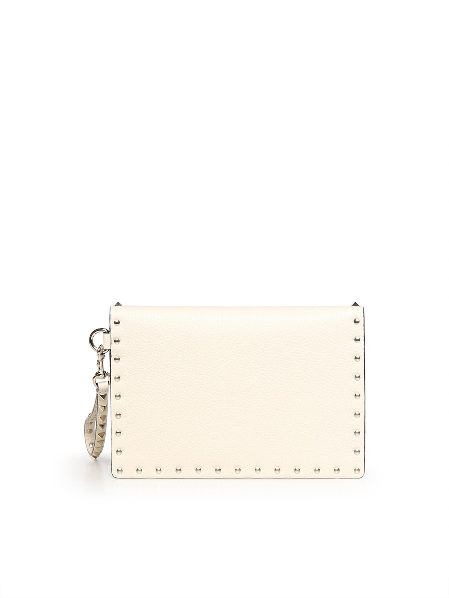 Pouch Rockstud in vitello granato 8W0P0P87 VSHI16 VALENTINO GARAVANI 