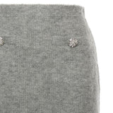 Minigonna in maglia<BR/> RS26123SK GR SELF-PORTRAIT 