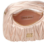 Mini bag Wander in raso trapuntato 5BP078 2BD8F0615 MIU MIU 