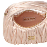 Mini bag Wander in raso trapuntato 5BP078 2BD8F0615 MIU MIU 