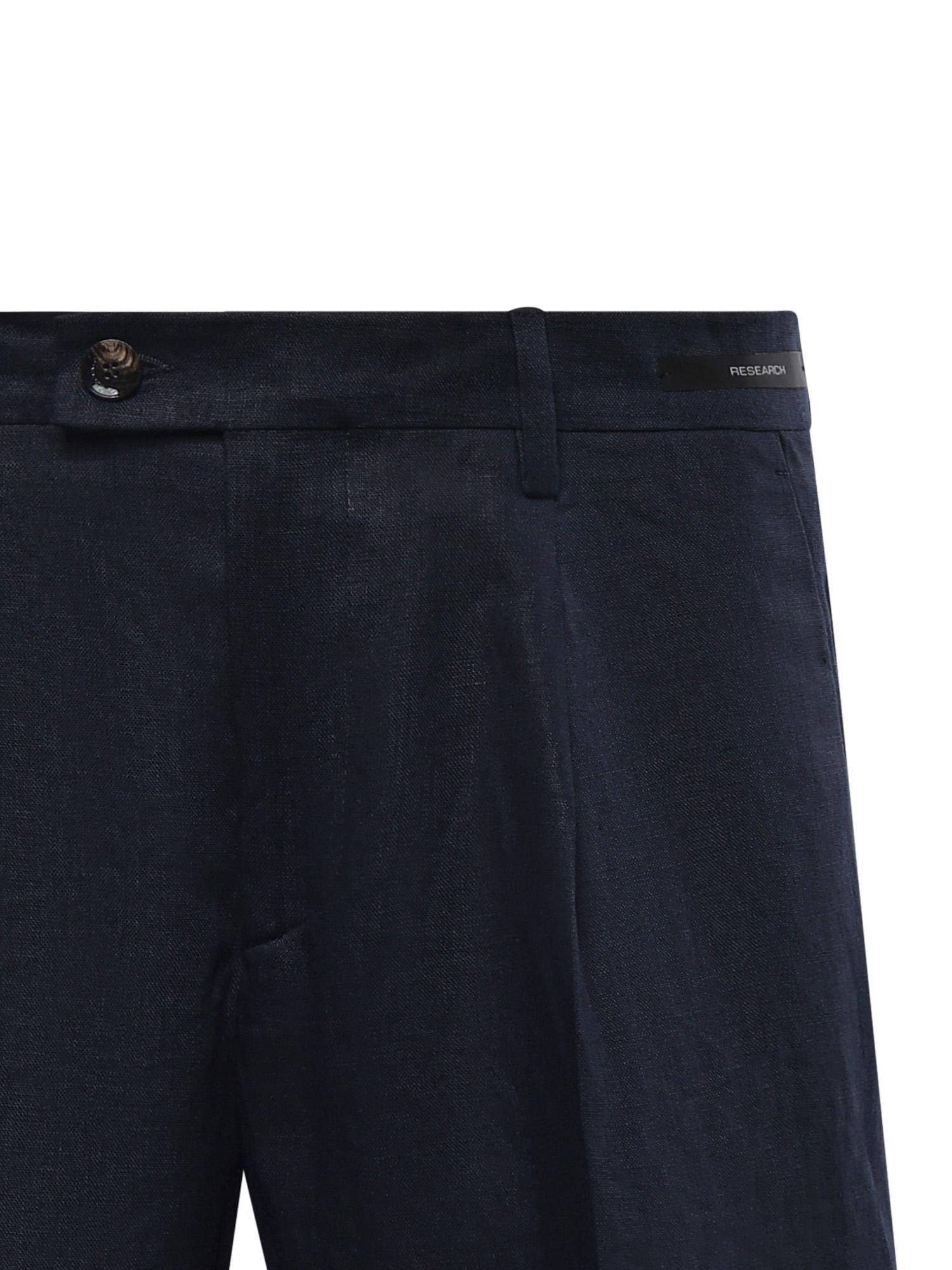 Bermuda Harry in lino con pince MCHAR3259S26B 016 MICHAEL COAL 