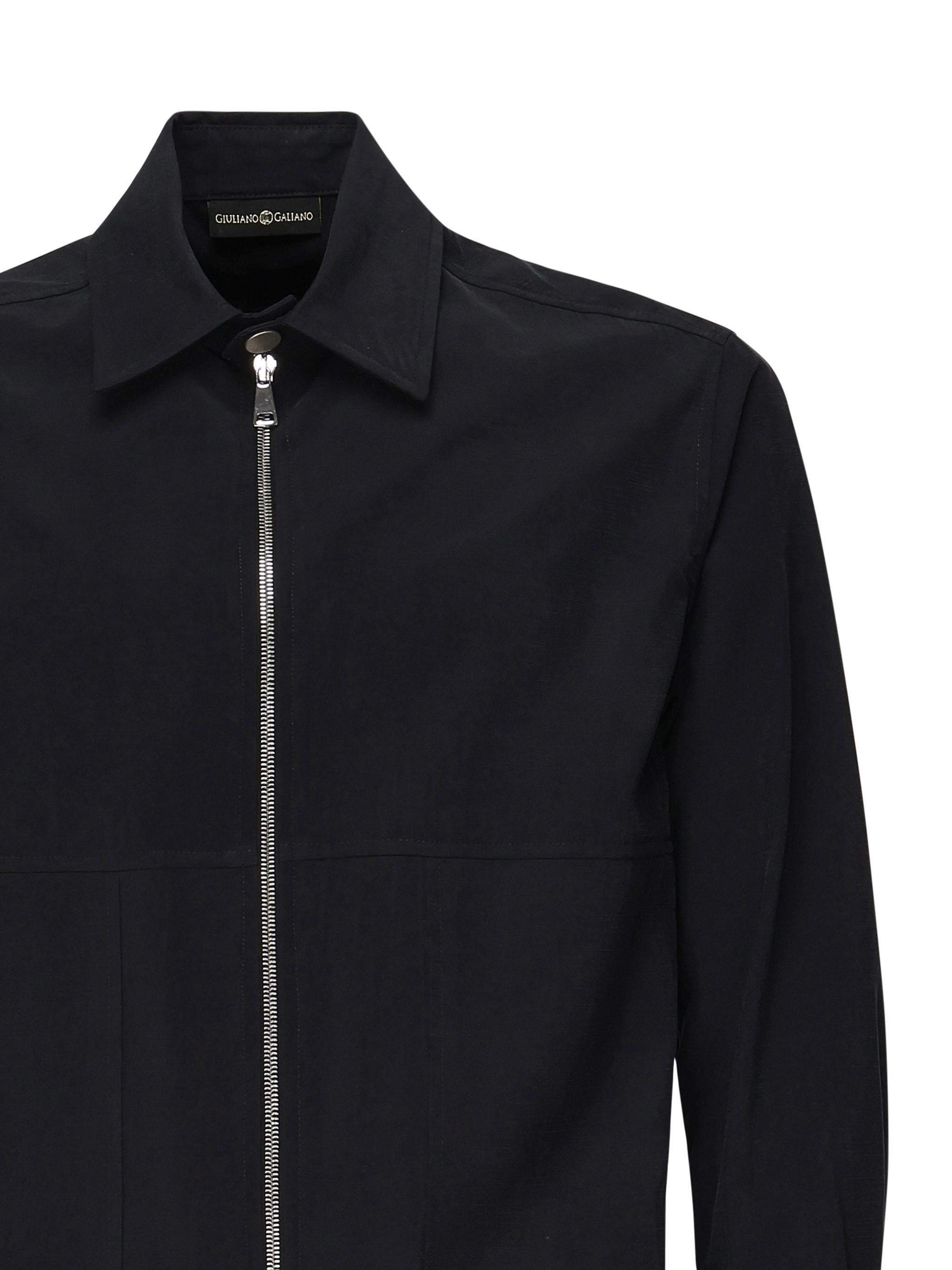 Camicia Horse con zip HORSE BLU GIULIANO GALIANO 