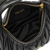 Borsa hobo Wander in nappa matelassé 5BC125 AN88F0002 MIU MIU 