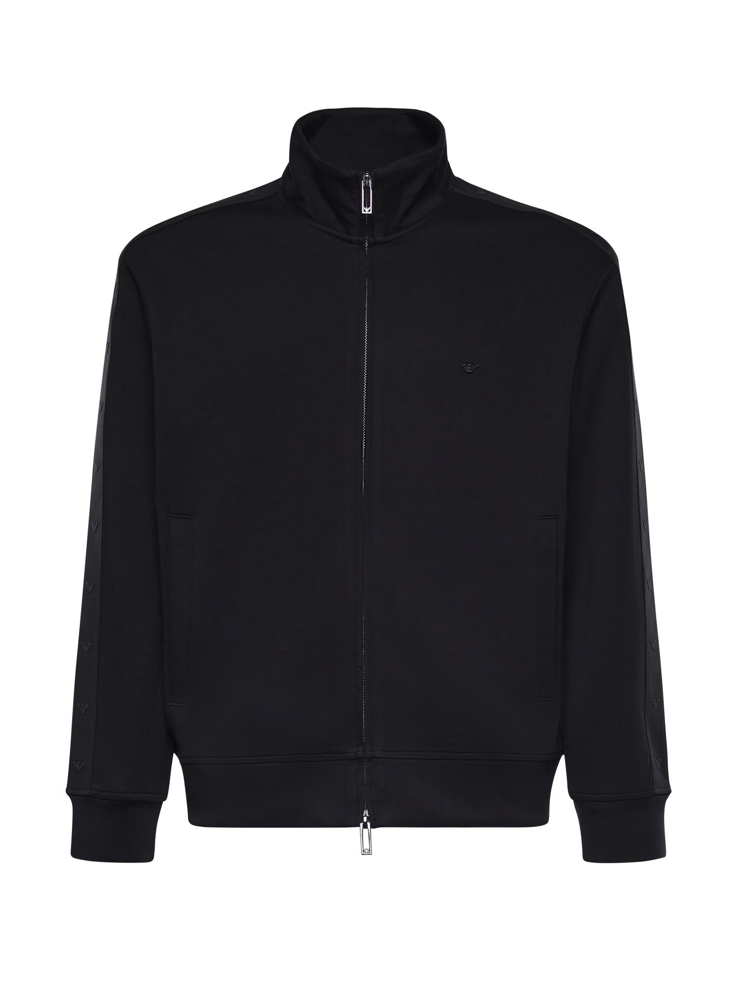 Felpa in double jersey con logo EM005222 AF10013UB118 EMPORIO ARMANI 