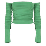 Top drappeggiato T130705A TJV020409 THE ANDAMANE 