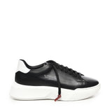 Sneakers Nemesis in nappa NEMESIS2 TRIPLEBLACK/WHITE GIULIANO GALIANO 