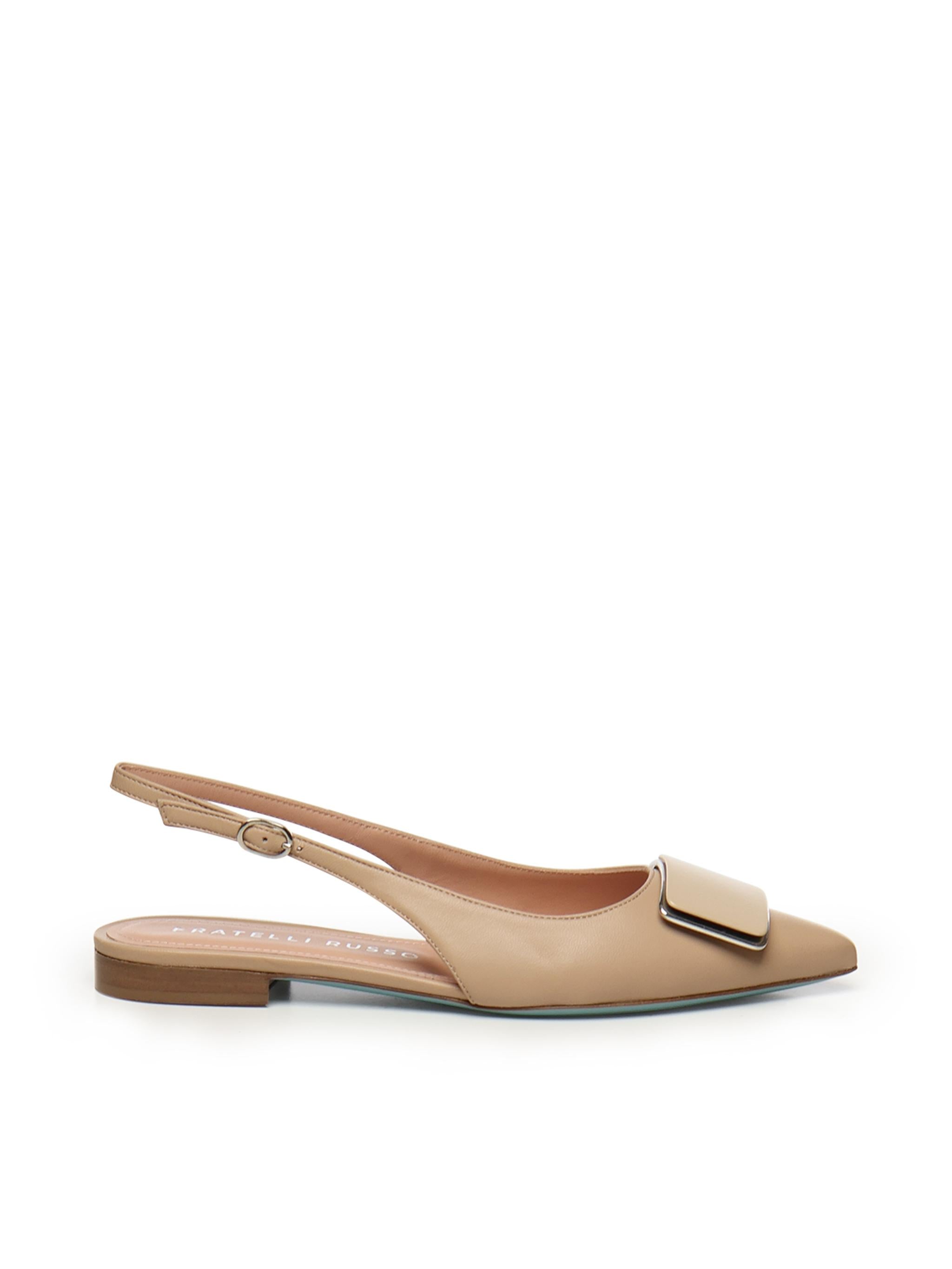 SLINGBACK ELVIRA IN NAPPA ELVIRA 2513 NAPPAFONDOTINTA FRATELLI RUSSO 
