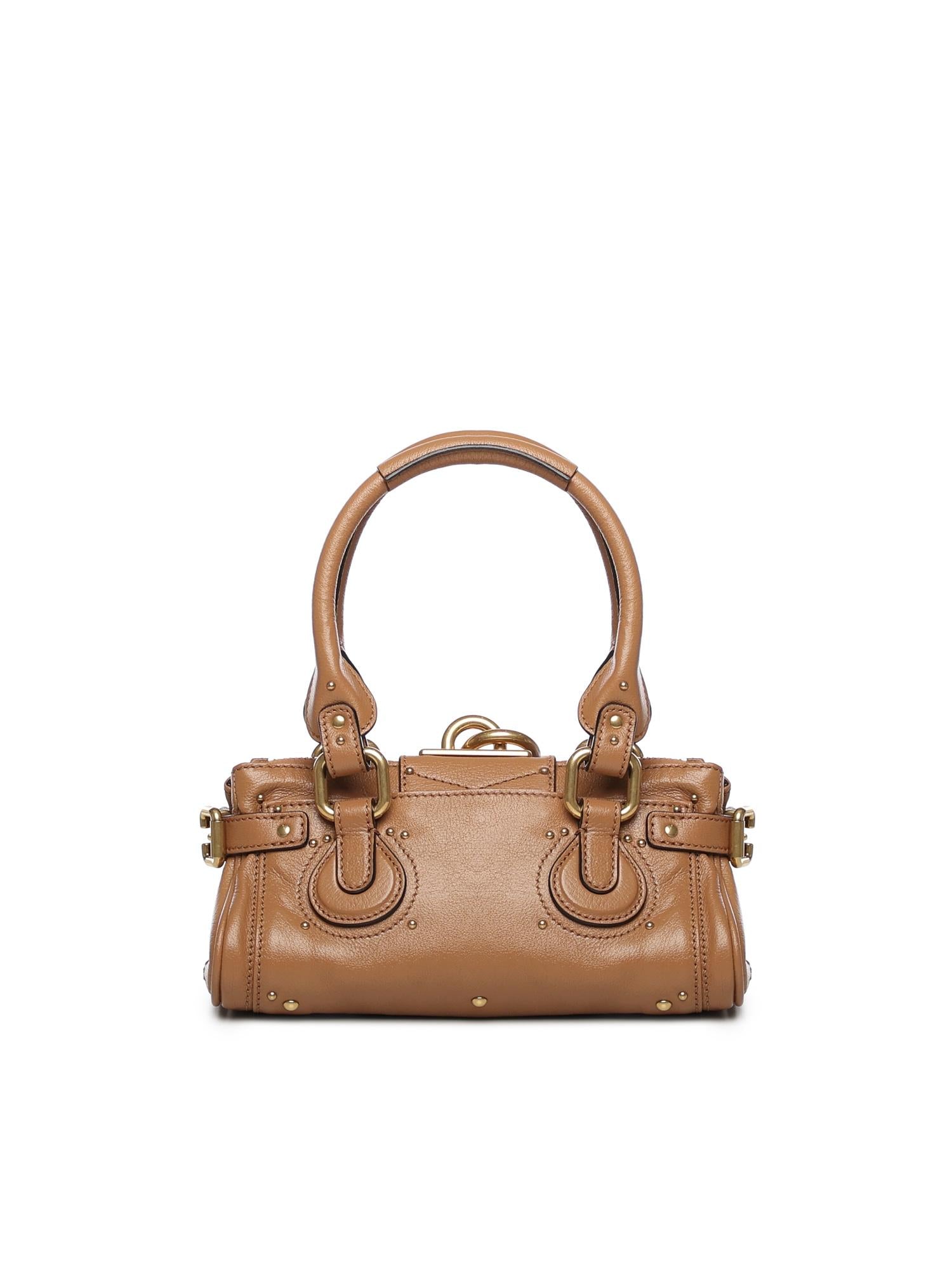 Borsa Paddington piccola in pelle granata CH26SS805P75 209 CHLOÉ 