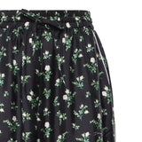 Pantaloni in twill stampa Roselline e mughetti FTDKTT IS13GHX6CB DOLCE & GABBANA 