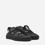 Sneakers Jeson realizzate in pelle JESON 1 -BLACK/BLACK/GOLD GIULIANO GALIANO 