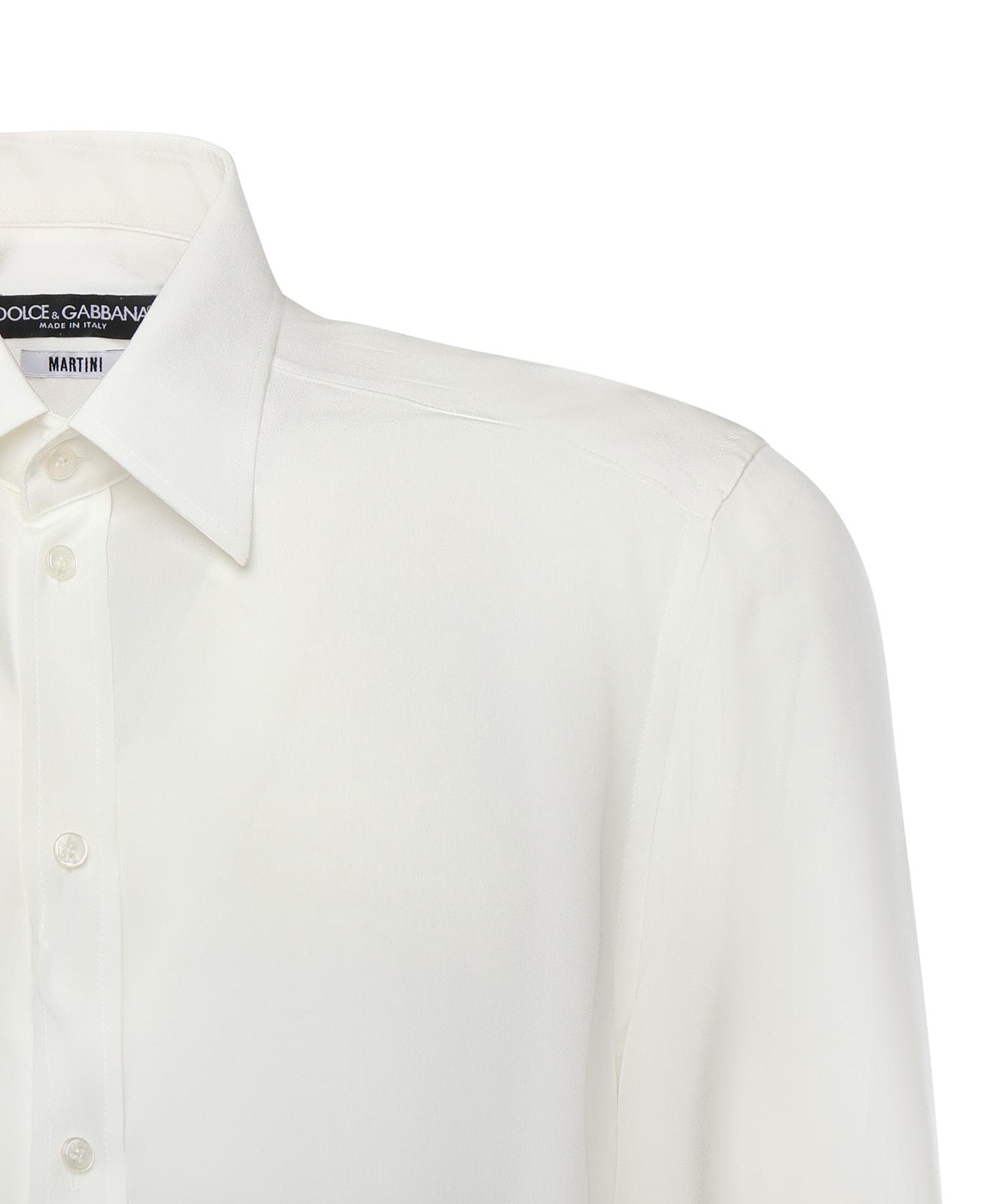 Camicia in crêpe de chine di seta G5ML1T FU1UQW0111 DOLCE & GABBANA 
