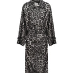 Trench con cintura e stampa leopardo 670055 3GS3101230 STELLA McCARTNEY 