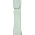 Abito lungo in jersey con drappeggio 2A578A N0400 BLUMARINE 