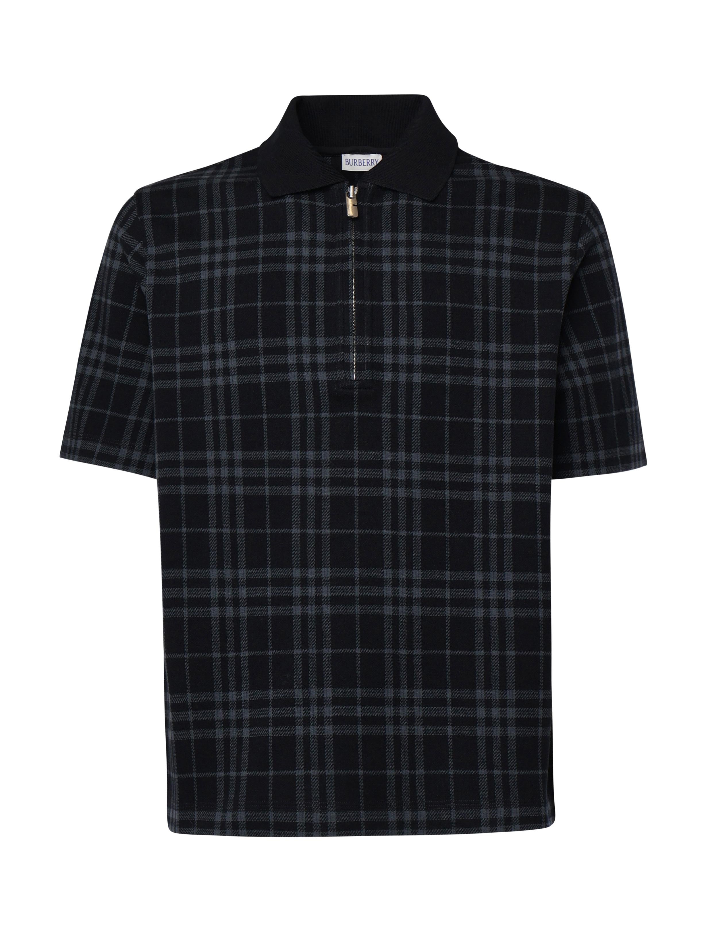 Polo in misto cotone stretch Check 8101895 C2068 BURBERRY 
