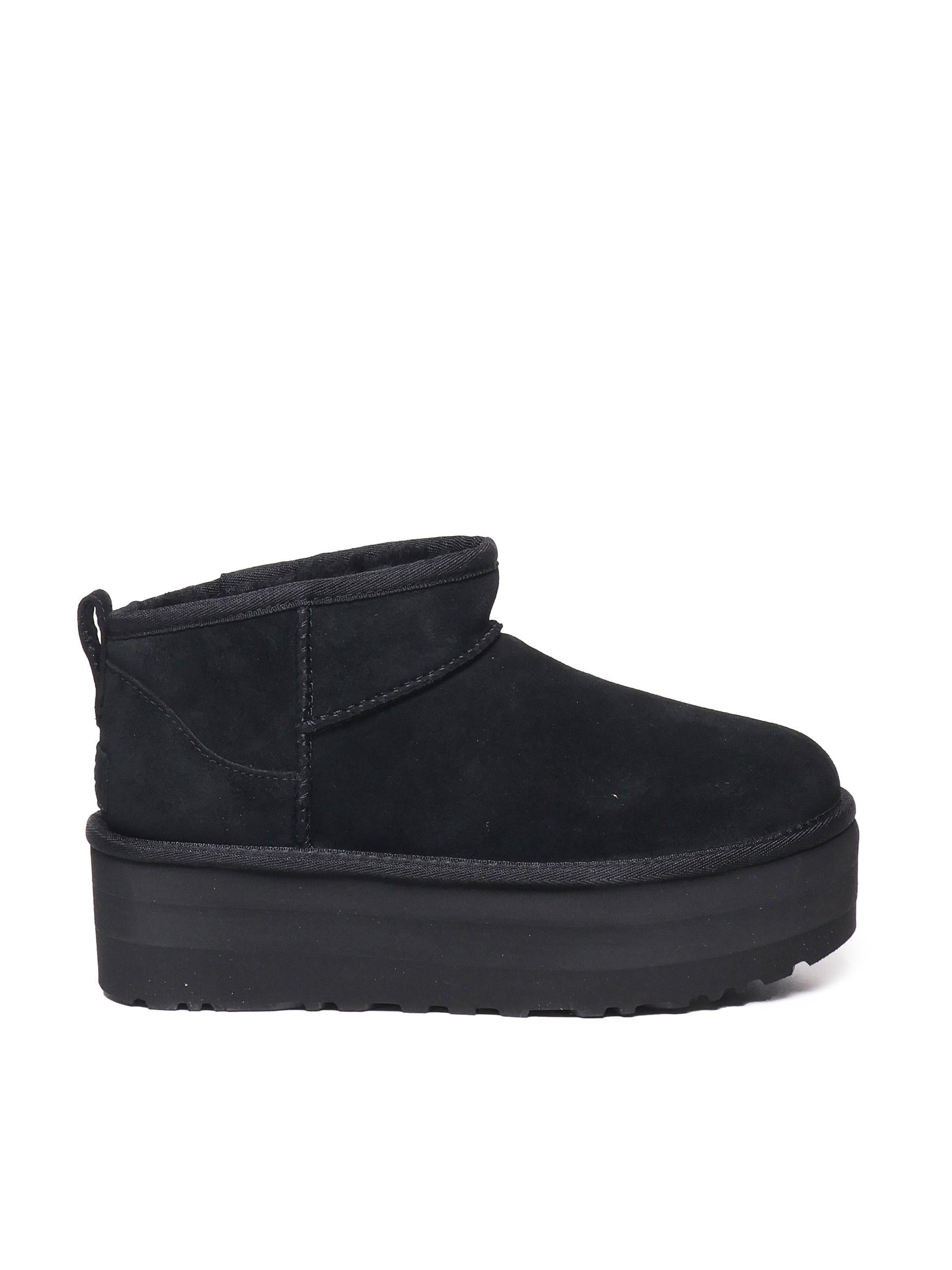 Stivali Classic Ultra Mini con plateau 1135092 BLK UGG 