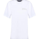 T-shirt in cotone con stampa logo a contrasto 601849 3SNP369000 STELLA McCARTNEY 