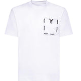 T-shirt in cotone FY0936 AYXYF0QA0 FENDI 