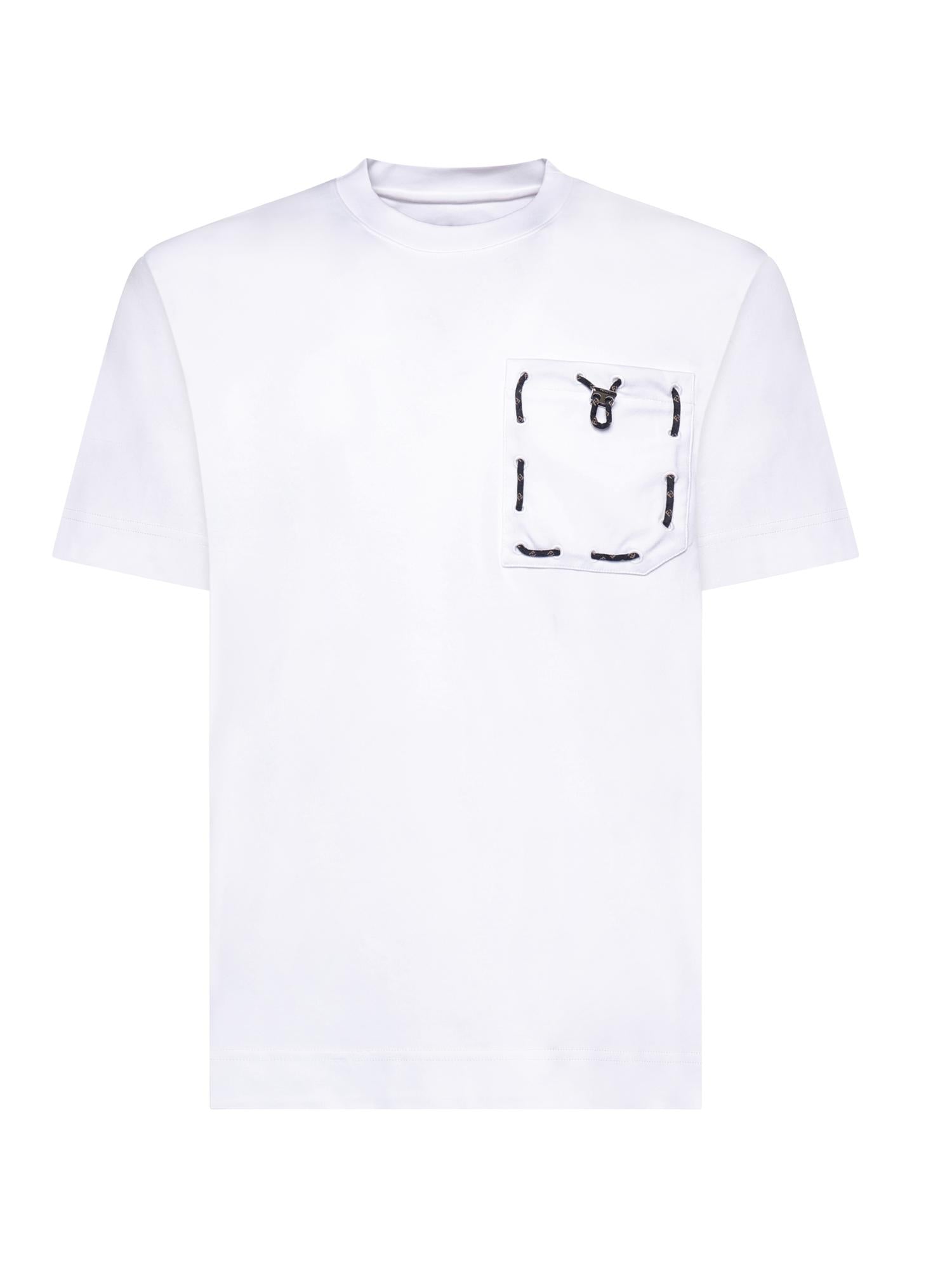 T-shirt in cotone FY0936 AYXYF0QA0 FENDI 