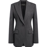 Blazer monopetto in fresco di lana gessato DJ847 ES0080D903 DONDUP 