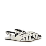 Sandali in pelle IRENE SLING FLAT 40S5IRFP1L 085 MICHAEL MICHAEL KORS 