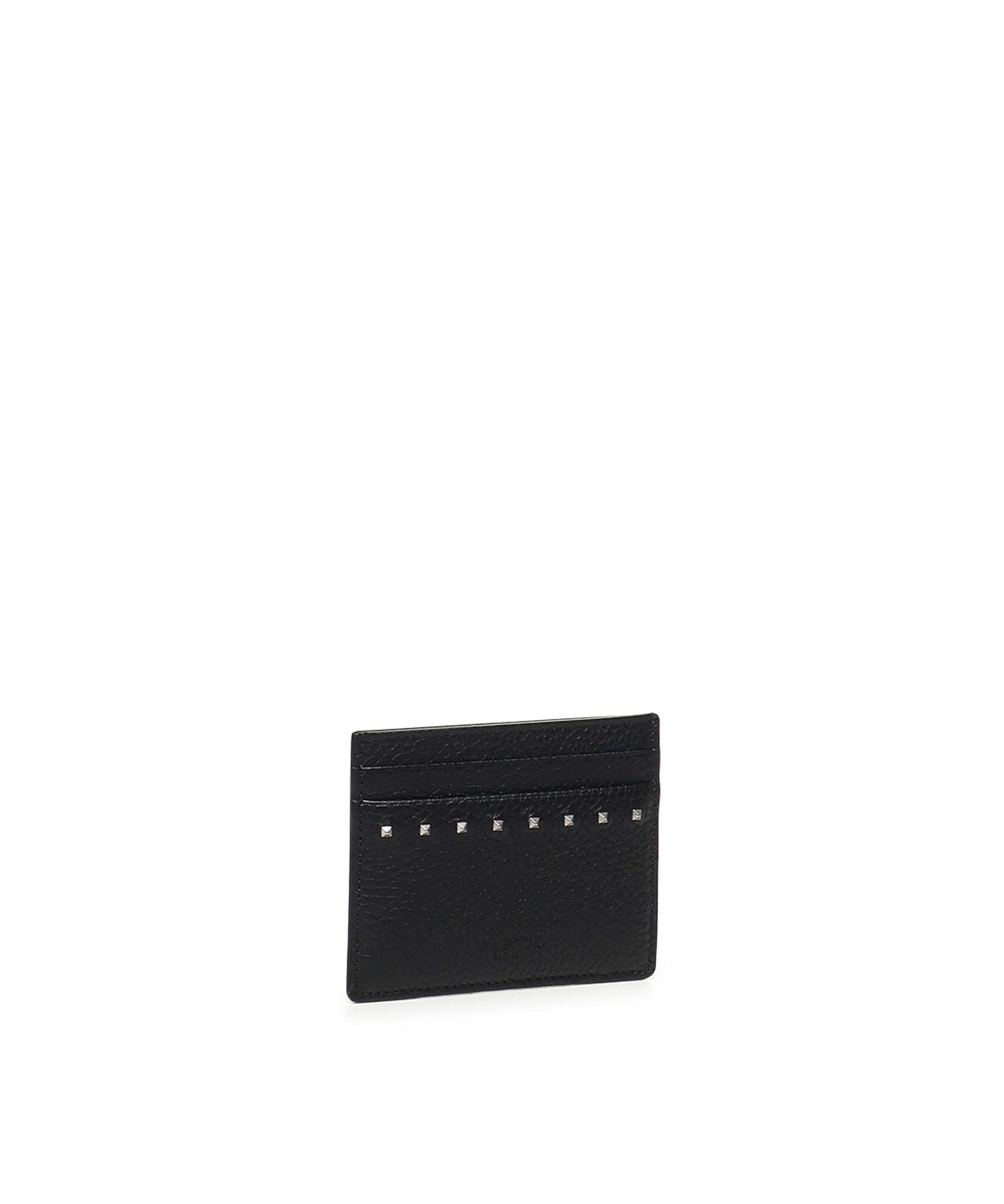 Portacarte Rockstud in pelle<BR/> 7Y2P0AQ4 PDX0NO VALENTINO GARAVANI 