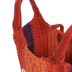 Borsa tote Polo Play piccola all'uncinetto 428P01444 001 POLO RALPH LAUREN 