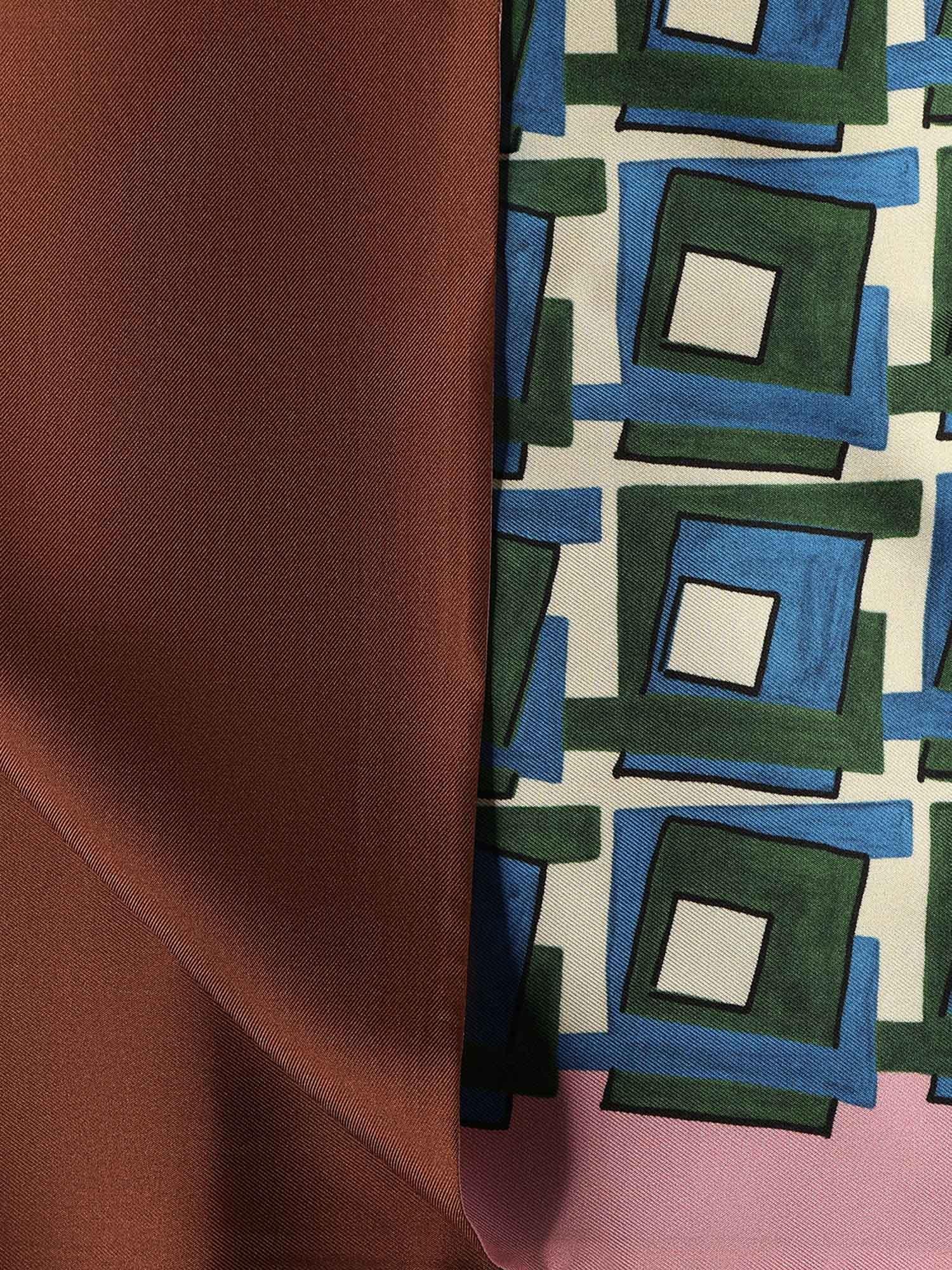 Foulard stampato in seta 5FF065 2IG3F05AG MIU MIU 