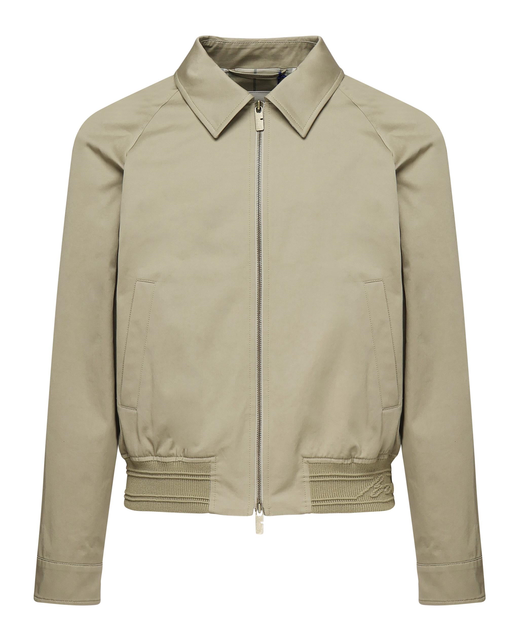 Giacca Harrington in cotone 8109367 C2219 BURBERRY 