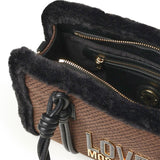 Borsa a mano con logo JC4387PP0NKH1 00A LOVE MOSCHINO 