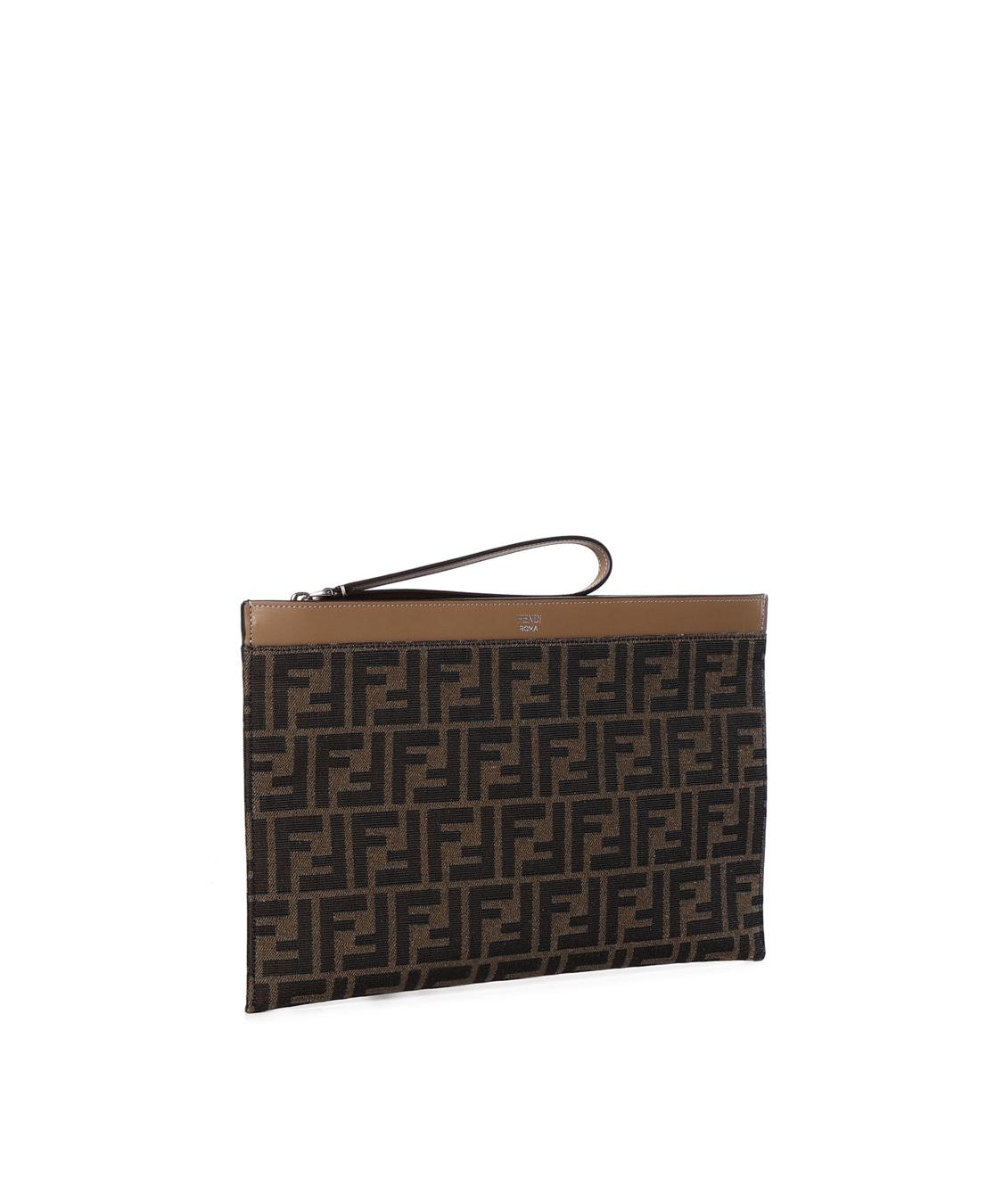 Pouch Piatta Medium FF Jacquard 7N0134 AFBVF1HRM FENDI 