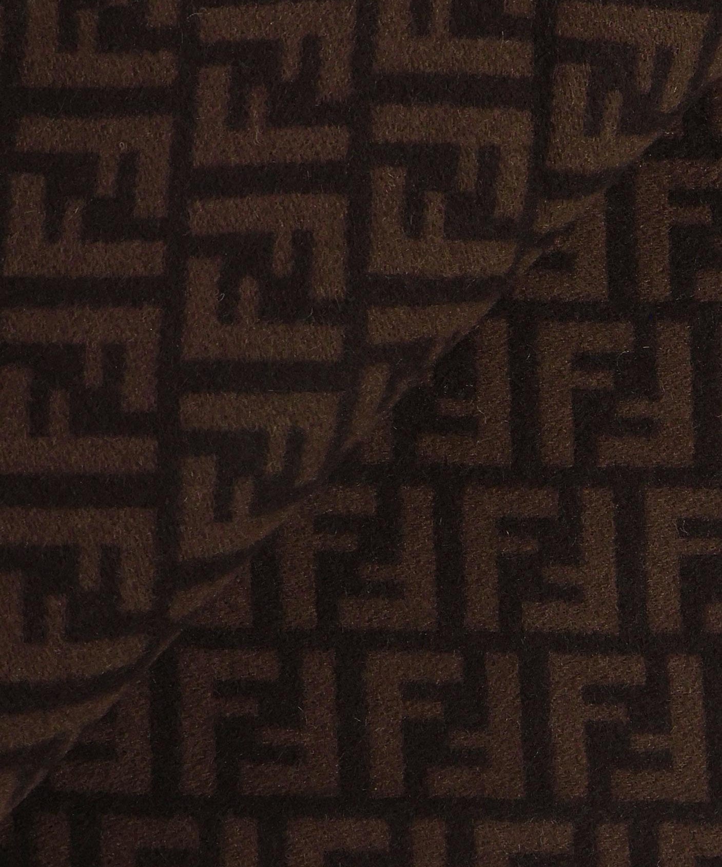 Sciarpa in lana e cashmere FF Jacquard FXT113 AQCWF0949 FENDI 