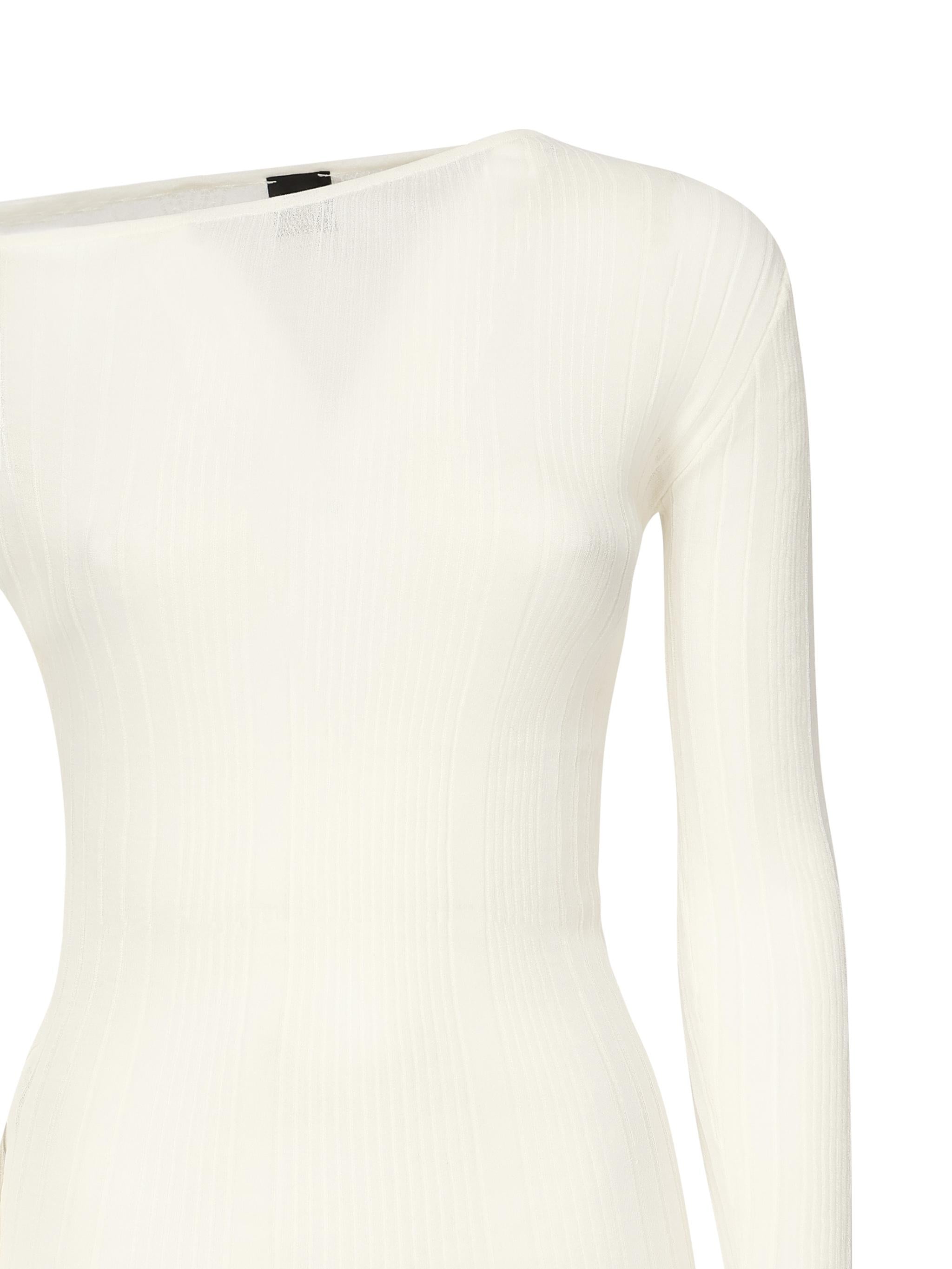 Maglia Vallelunga asimmetrica 104766 A1NDZ09 PINKO 