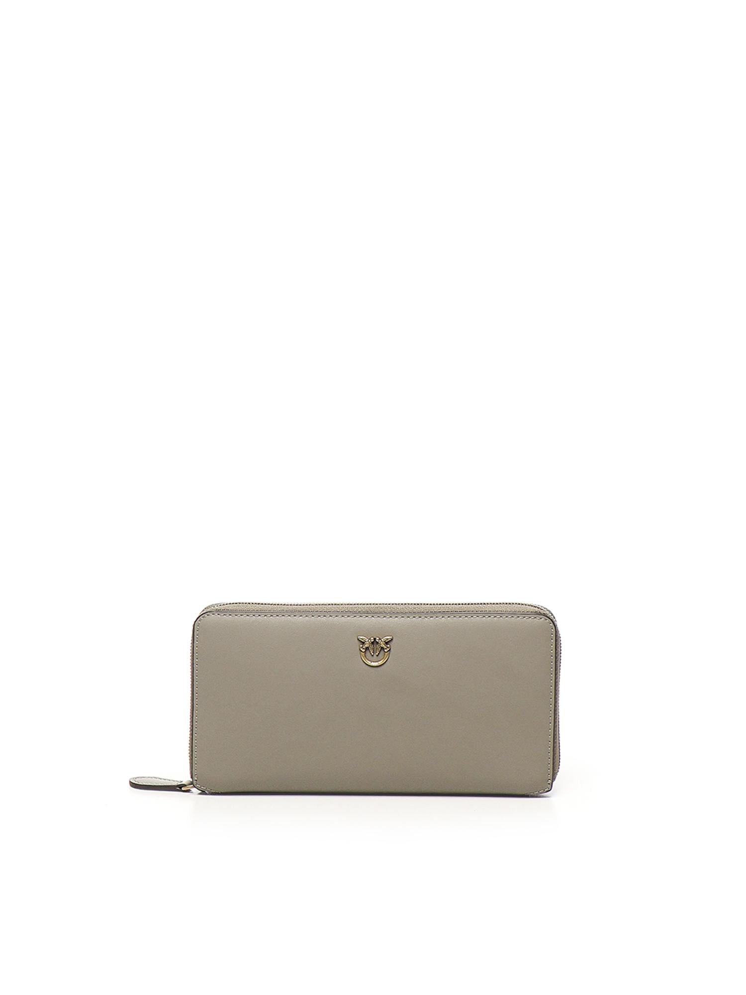 Portafoglio zip-around in pelle 100250 A0F1I68Q PINKO 
