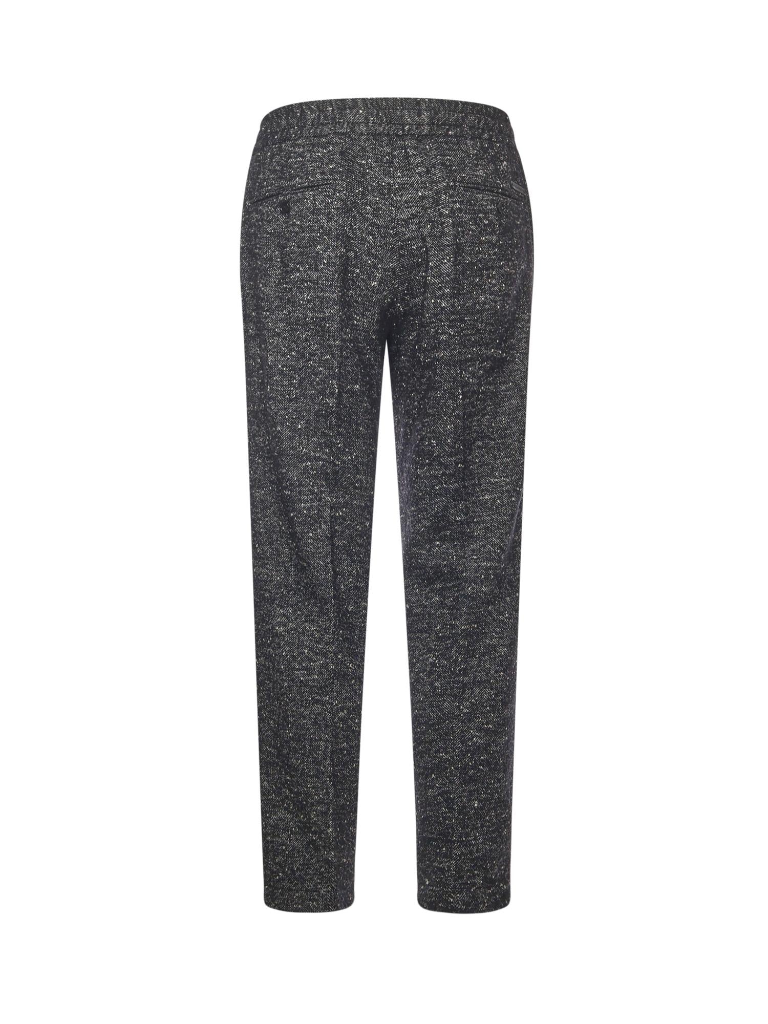 Pantaloni jogging in tessuto bottonato<BR/> GP12RT FCZAMS8030 DOLCE & GABBANA 
