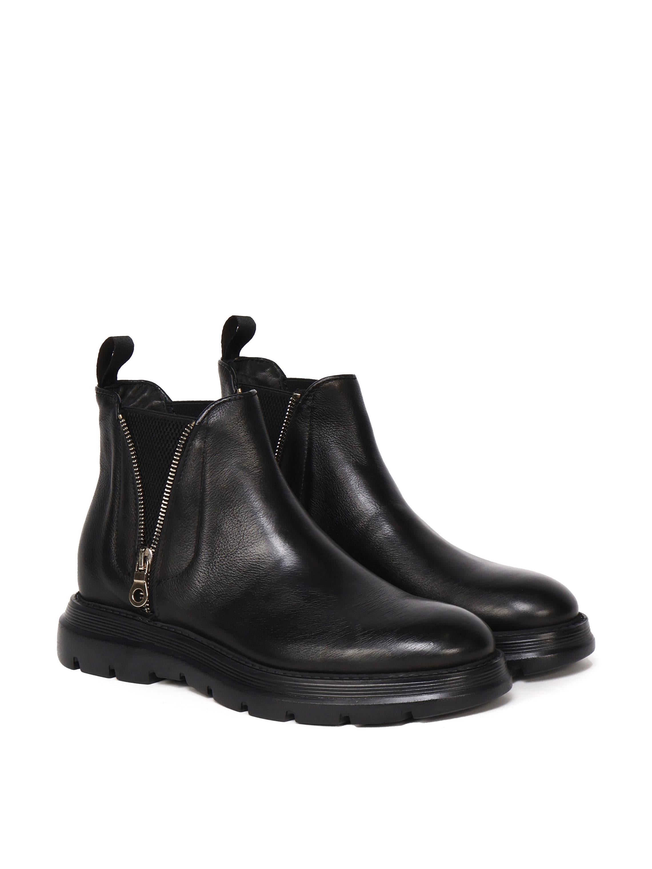 Diamond bufalo ankle boots DIAMOND BUFALONERO GIULIANO GALIANO 