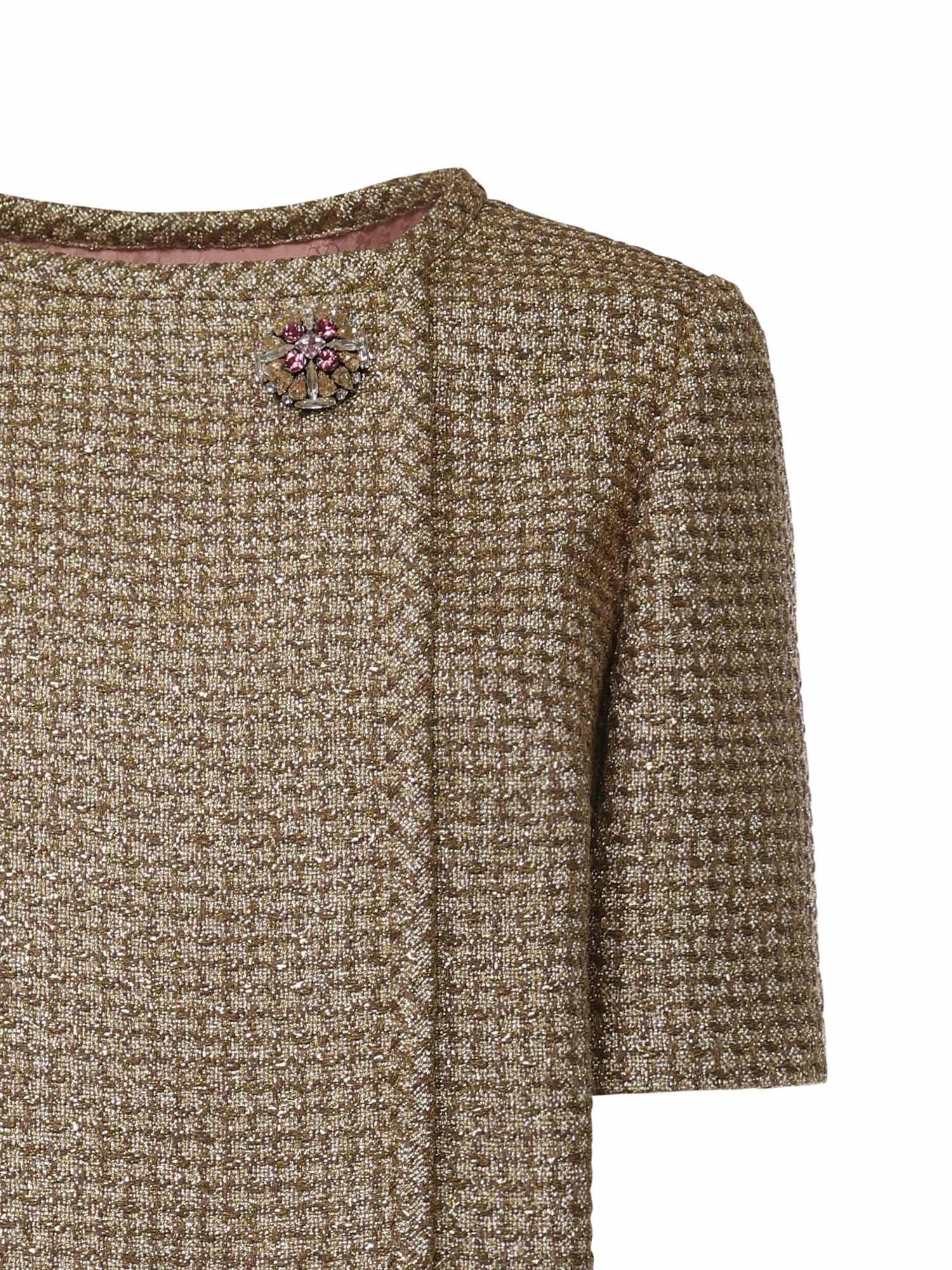 Abito corto in tweed canestrello lurex 8B3VAHP3 A11G70 VALENTINO GARAVANI 