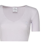 Crop top in cotone 224MPU164FI0001 -0077 COURREGES 
