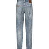 Jeans in denim con bordi stampati 6B0DD19X 94V558 VALENTINO GARAVANI 