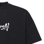 T-shirt in cotone con logo TS002002 BLK BONSAI 