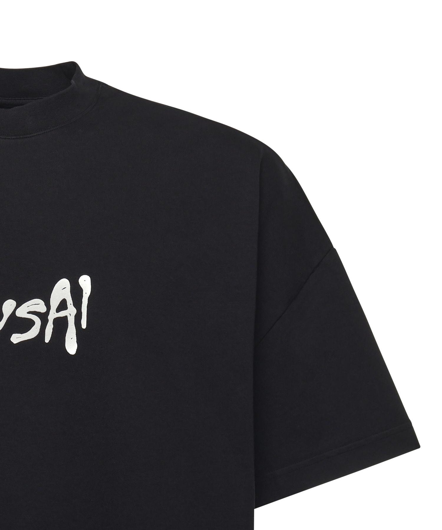 T-shirt in cotone con logo TS002002 BLK BONSAI 