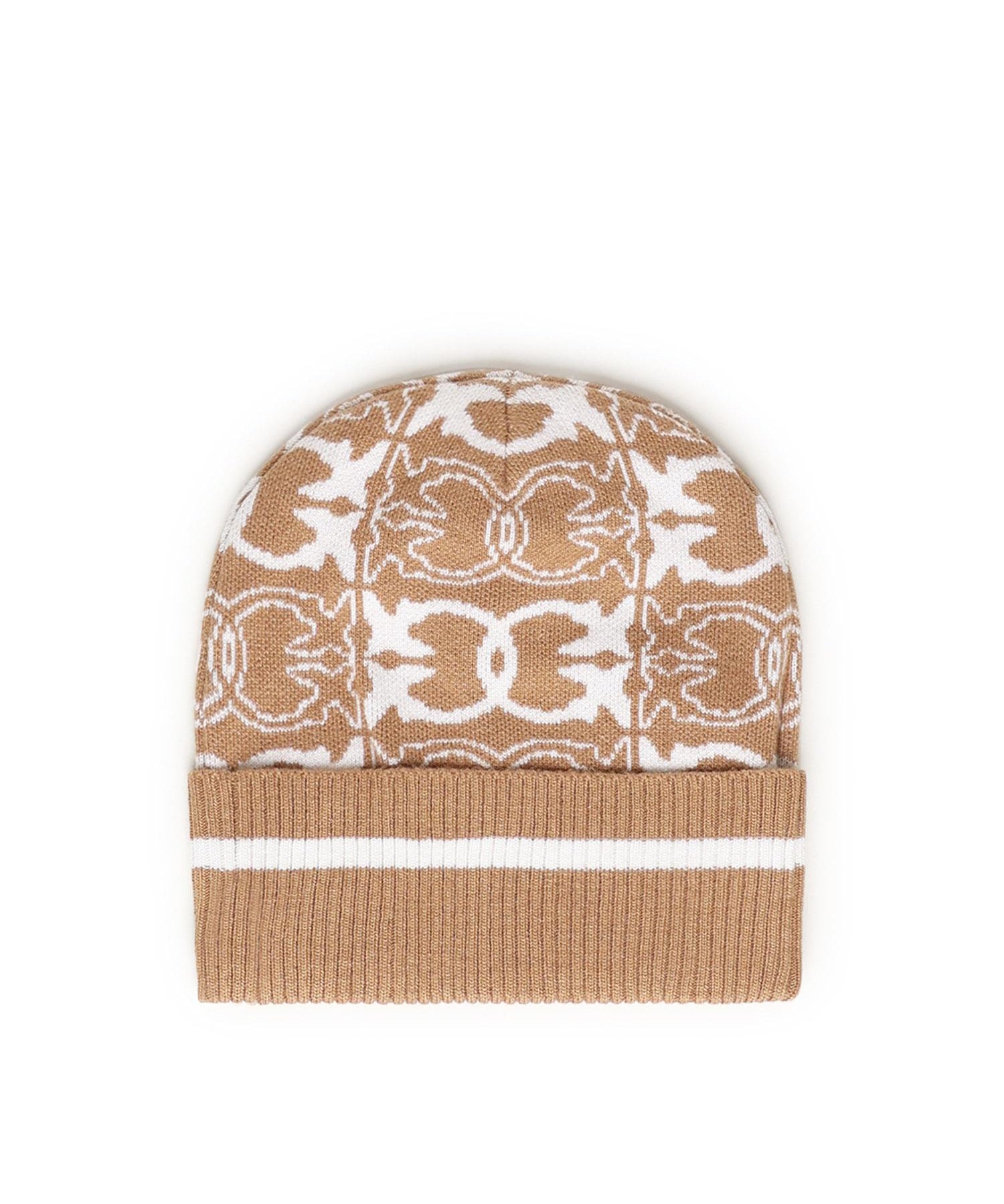 Berretto con logo jacquard 105991 A2YOMZ2 PINKO 