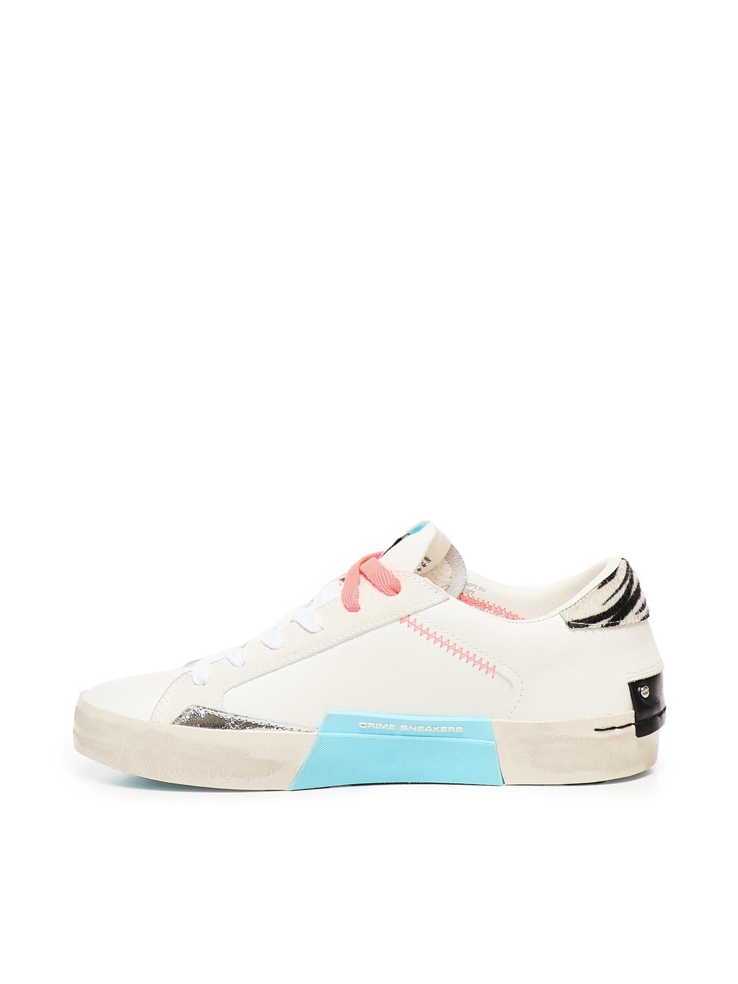 Sneakers Distressed Tropical Zebra 20003PP7  CRIME LONDON 