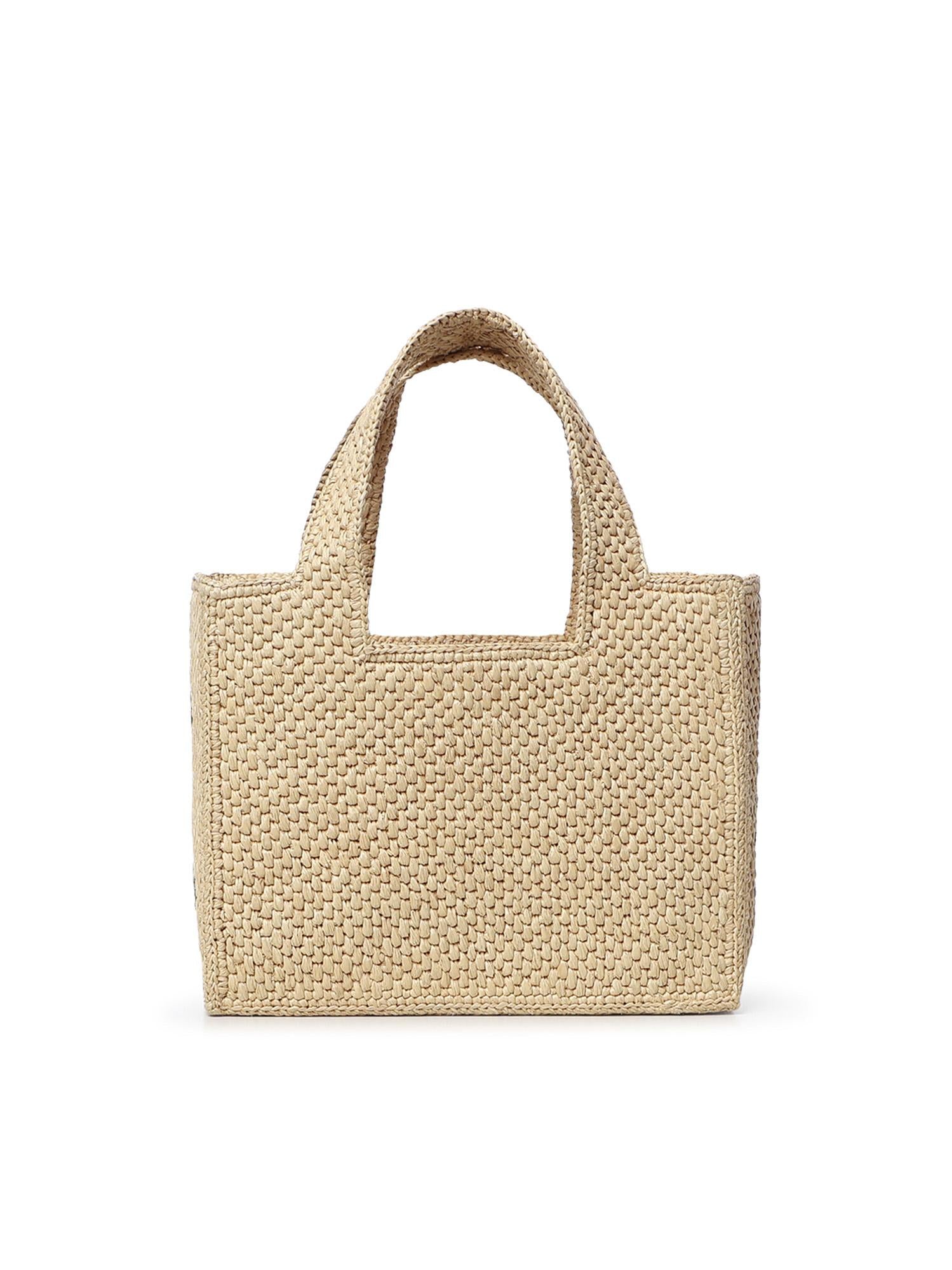 Borsa tote LOEWE Font piccola in rafia ALF1B59X33 2656 LOEWE 
