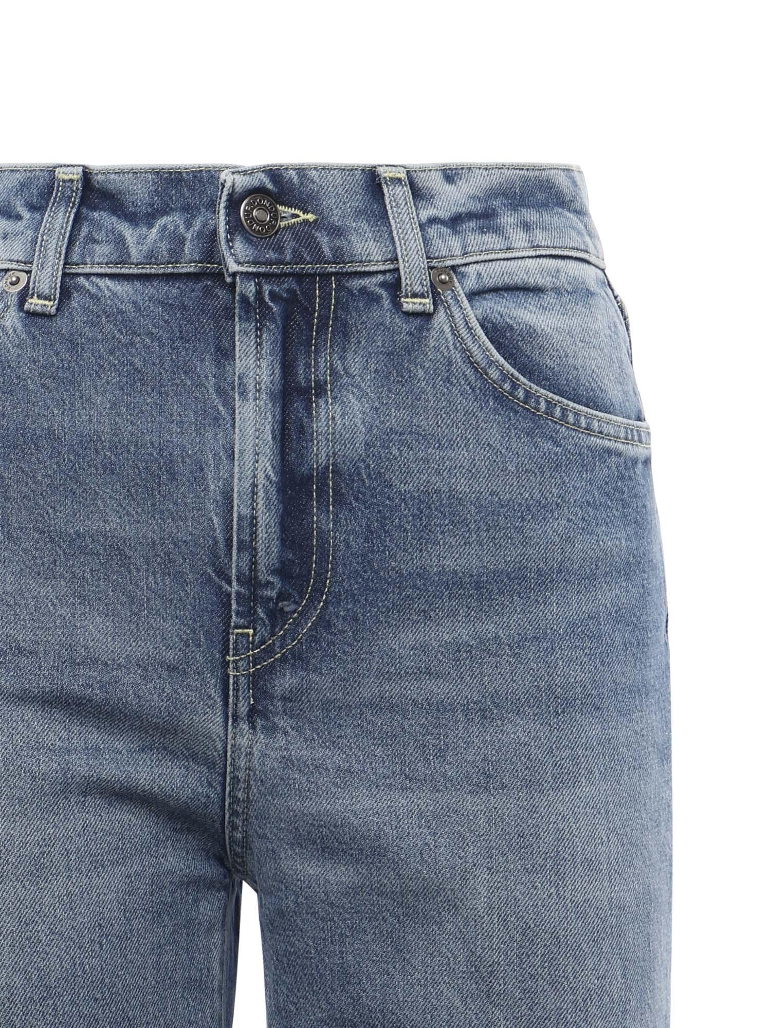 Jeans Amber in denim<BR/> DP619 DSE370DLI7800 DONDUP 