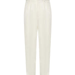 Pantaloni Mat in misto lana MAT LM85BULL BIANCO BE ABLE 
