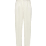 Pantaloni Mat in misto lana MAT LM85BULL BIANCO BE ABLE 